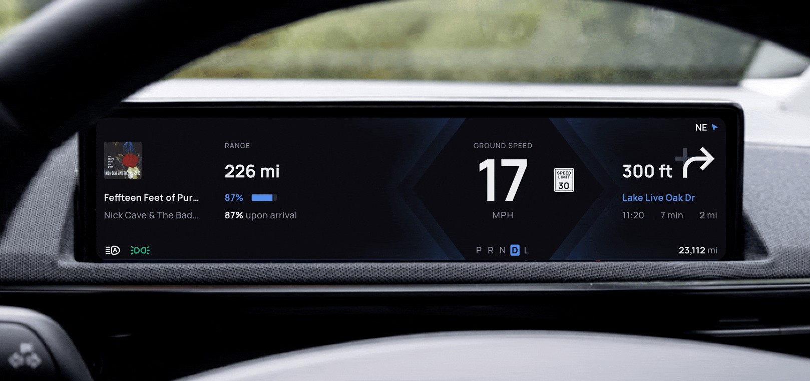 Ford Mustang Mach-E — HMI interface animation